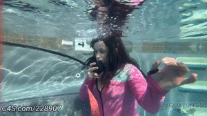 www.aqualungs50.com - Jade's First Breaths Underwater thumbnail